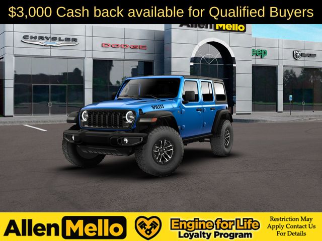 Hydro Blue Pearl Coat 2026 Jeep Wrangler SUV / Crossover Four-Wheel Drive 8-Speed Automatic