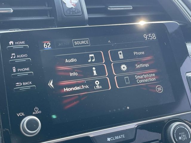 2019 Platinum White Pearl Honda Civic Sport FWD Sedan