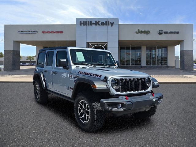 Silver 2024 Jeep Wrangler SUV / Crossover Four-Wheel Drive 8-Speed Automatic