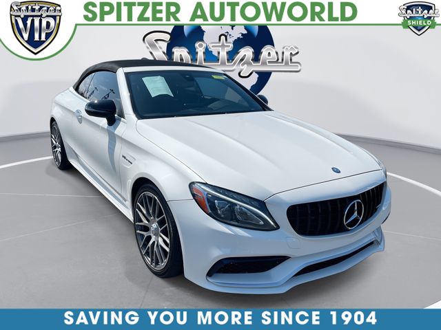 designo Diamond White Metallic 2017 Mercedes-Benz C-Class AMG C 63 Cabriolet Convertible Rear-Wheel Drive 7-Speed Automatic
