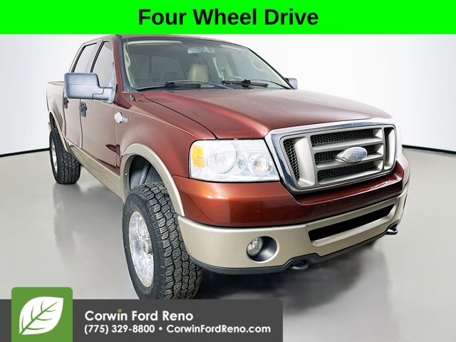 Dark Toreador Red Clearcoat Metallic 2006 Ford F-150 King Ranch SuperCrew 4WD Pickup Truck Four-Wheel Drive 4-Speed Automatic Overdrive