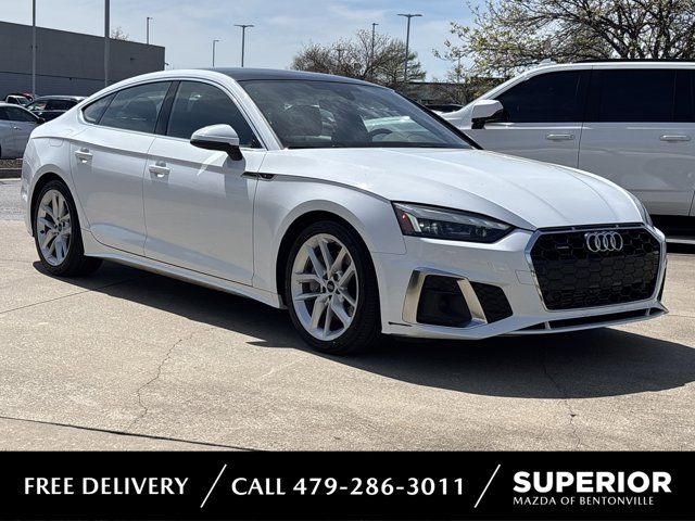 Arkona White 2024 Audi A5 Sportback quattro Premium Plus S Line 45 TFSI AWD Sedan All-Wheel Drive 7-Speed Automatic