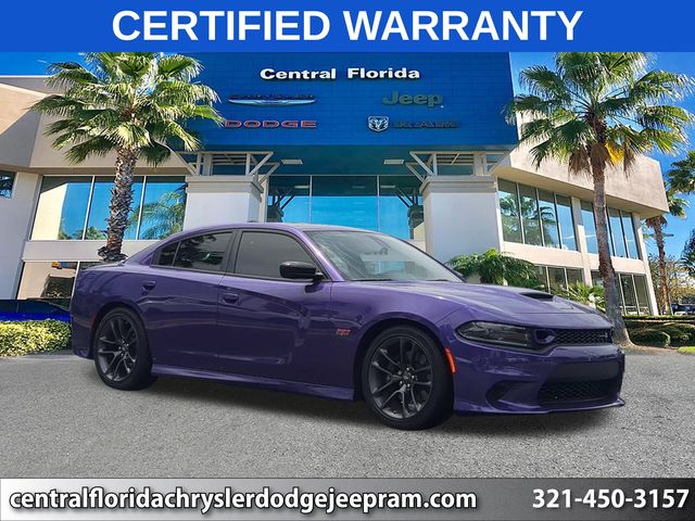 Purple (Plum Crazy Pearlcoat) 2023 Dodge Charger Sedan Rear-Wheel Drive 8-Speed Automatic
