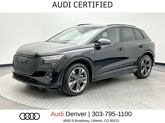 Mythos Black Metallic 2025 Audi Q4 e-tron SUV / Crossover All-Wheel Drive Automatic