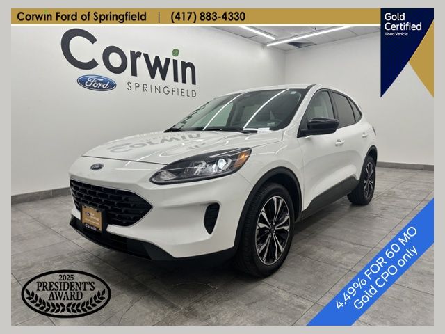 Star White Metallic Tri-Coat 2022 Ford Escape SE AWD SUV / Crossover All-Wheel Drive 8-Speed Automatic