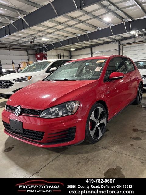 Red 2015 Volkswagen Golf GTI 2.0T SE 2-Door FWD Hatchback Front-Wheel Drive 6-Speed Manual