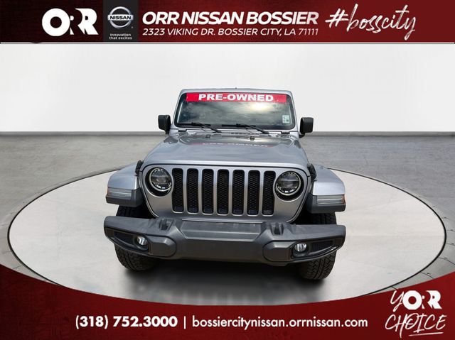 Billet Silver Metallic Clearcoat 2021 Jeep Wrangler Unlimited Sahara Altitude 4WD SUV / Crossover Four-Wheel Drive 6-Speed Manual