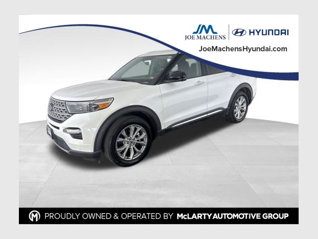 Star White Metallic Tri-Coat 2021 Ford Explorer SUV / Crossover All-Wheel Drive Automatic