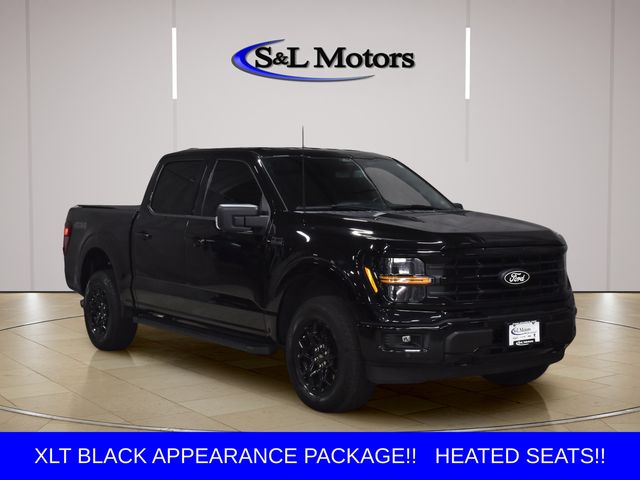 Agate Black Metallic 2024 Ford F-150 Pickup Truck Four-Wheel Drive Automatic