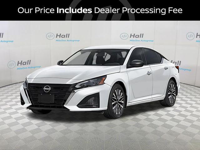 Glacier White 2026 Nissan Altima Sedan Front-Wheel Drive Continuously Variable Transmission