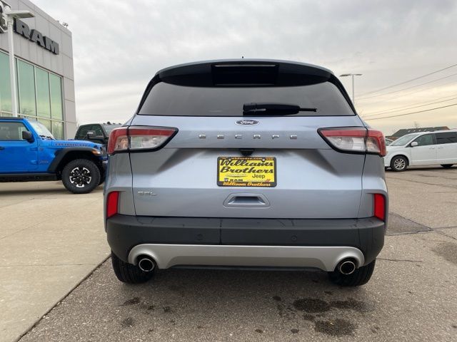 2022 Ford Escape SEL - Iced Blue Silver Metallic exterior view 6