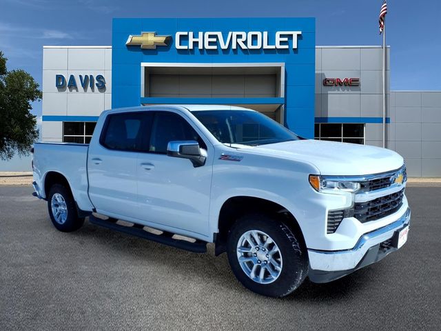Summit White 2024 Chevrolet Silverado 1500 Pickup Truck Four-Wheel Drive Automatic