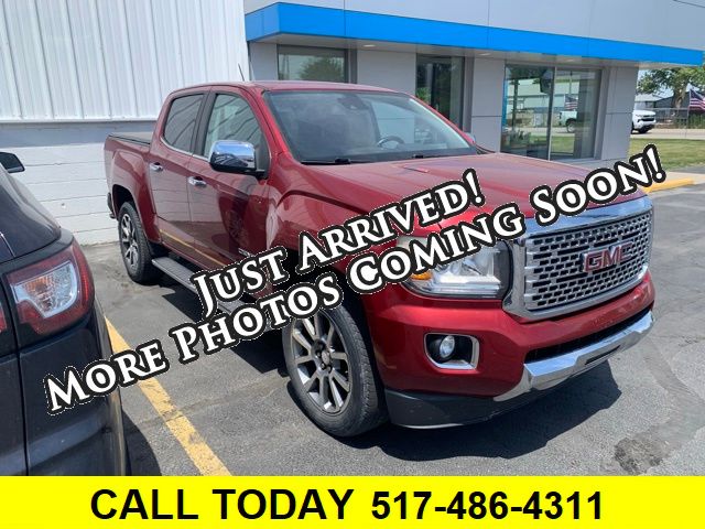 Red Quartz Tintcoat 2017 GMC Canyon Denali Crew Cab 4WD Pickup Truck Four-Wheel Drive 6-Speed Automatic