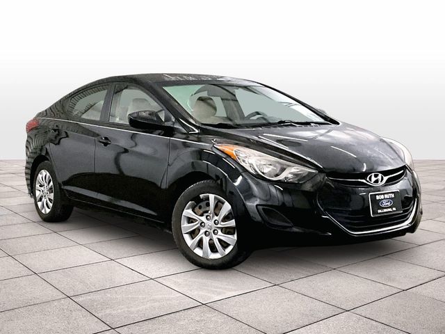 2013 Hyundai Elantra GLS Black at Klick Lewis Buick Chevrolet
