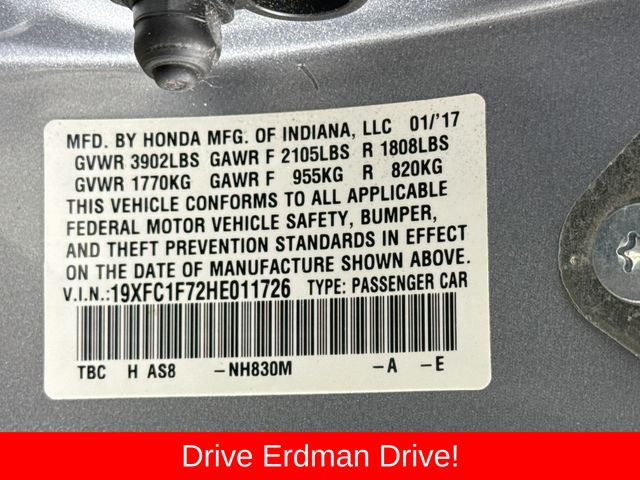 Used 2017 Honda Civic Sedan
