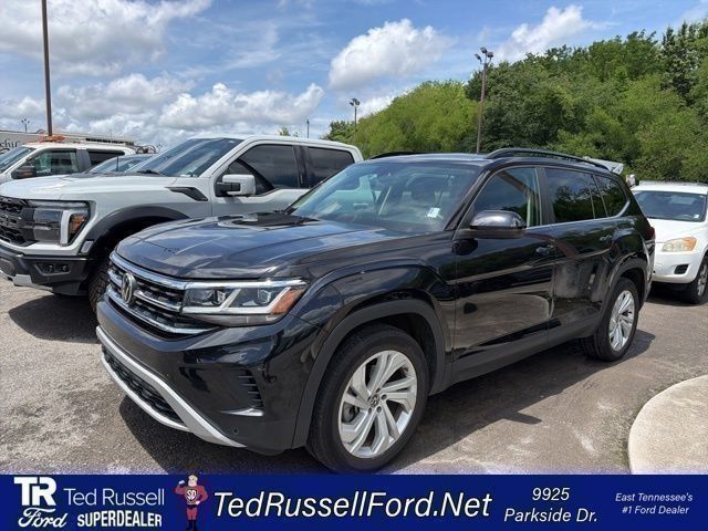 Black 2021 Volkswagen Atlas V6 SE 4Motion with Technology SUV / Crossover All-Wheel Drive 8-Speed Automatic