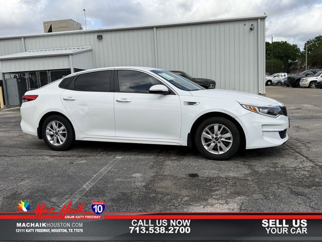Snow White Pearl 2016 Kia Optima LX Sedan Front-Wheel Drive 6-Speed Automatic