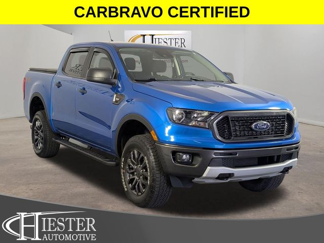 Blue Metallic 2021 Ford Ranger Pickup Truck Four-Wheel Drive Automatic