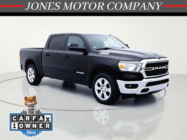 Diamond Black Crystal Pearlcoat 2024 RAM 1500 Big Horn Crew Cab 4WD Pickup Truck Four-Wheel Drive Automatic