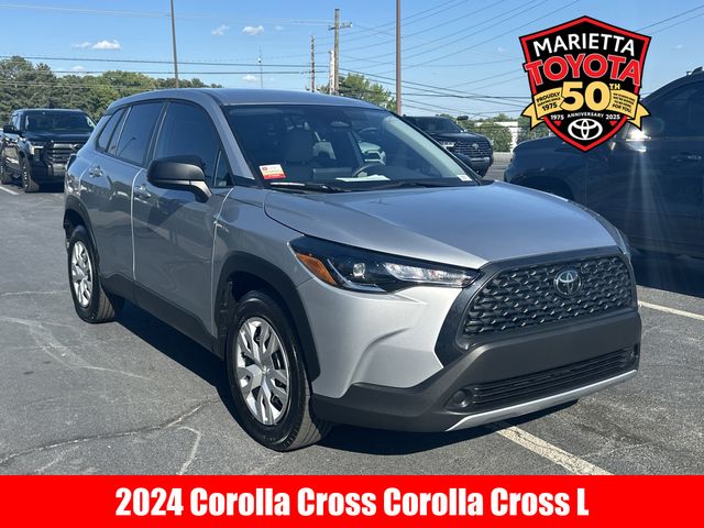 Sonic Silver 2024 Toyota Corolla Cross L FWD SUV / Crossover Front-Wheel Drive Continuously Variable Transmission