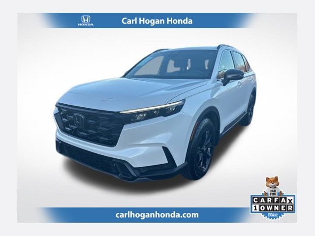 Platinum White Pearl 2024 Honda CR-V Hybrid Sport-L AWD SUV / Crossover All-Wheel Drive Continuously Variable Transmission