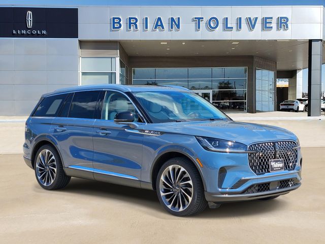 Whisper Blue Metallic Clearcoat 2026 Lincoln Aviator SUV / Crossover All-Wheel Drive Automatic