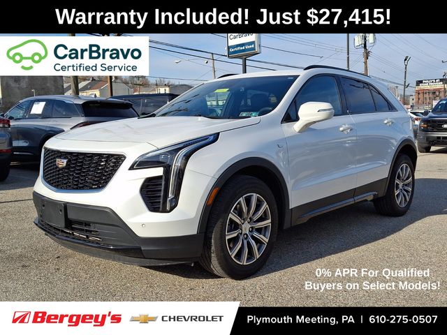 Crystal White Tricoat 2023 Cadillac XT4 Sport AWD SUV / Crossover Four-Wheel Drive 9-Speed Automatic