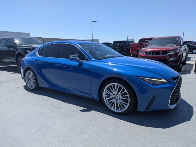 Blue 2022 Lexus IS 300 RWD Sedan Rear-Wheel Drive 8-Speed Automatic
