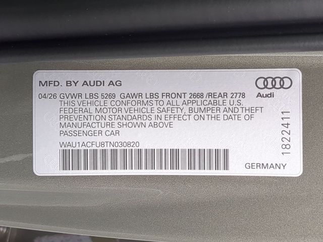 new 2026 Audi A5 car, priced at $52,925