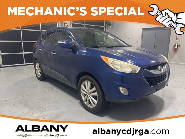 Iris Blue 2013 Hyundai Tucson Limited AWD SUV / Crossover All-Wheel Drive 6-Speed Automatic Overdrive