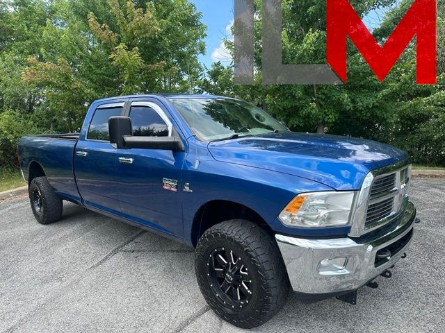 Deep Water Blue Pearlcoat/Black CC 2010 Dodge RAM 2500 SLT Crew Cab 4WD Pickup Truck Four-Wheel Drive 6-Speed Automatic