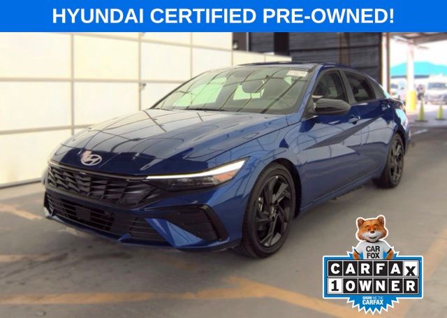 Intense Blue 2026 Hyundai Elantra Sedan Front-Wheel Drive Continuously Variable Transmission