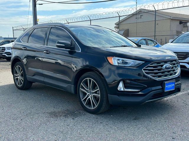 Black 2020 Ford Edge Titanium FWD SUV / Crossover Front-Wheel Drive 8-Speed Automatic