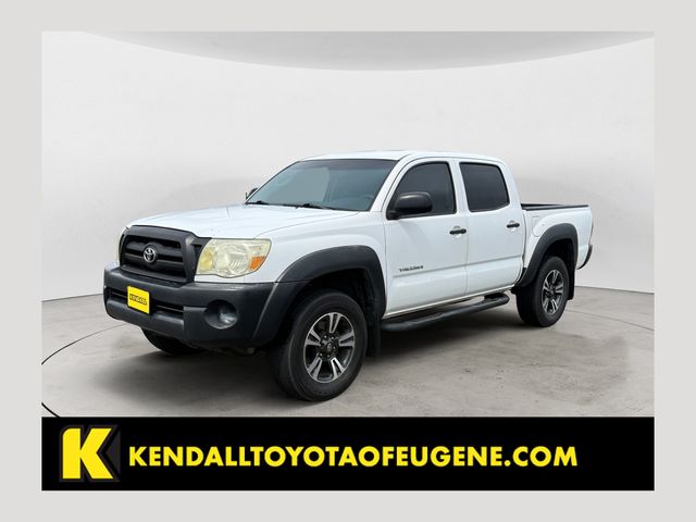 Super White 2007 Toyota Tacoma PreRunner Double Cab V6 Pickup Truck Rear-Wheel Drive 5-Speed Automatic Overdrive