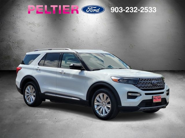 Oxford White 2020 Ford Explorer Limited RWD SUV / Crossover Rear-Wheel Drive Automatic