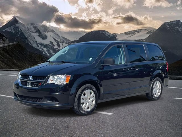 Brilliant Black Crystal Pearlcoat 2016 Dodge Grand Caravan Minivan Front-Wheel Drive 6-Speed Automatic