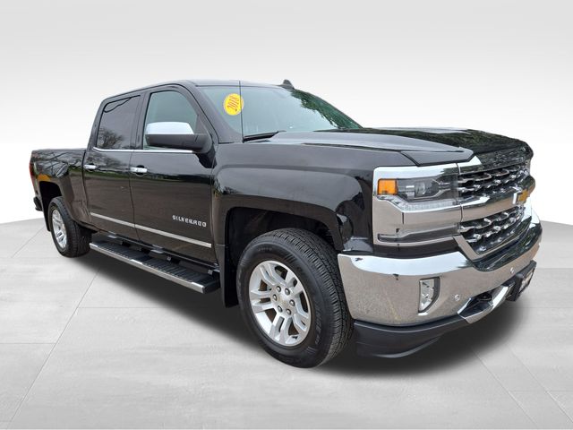 Black 2018 Chevrolet Silverado 1500 Pickup Truck Four-Wheel Drive 8-Speed Automatic Overdrive