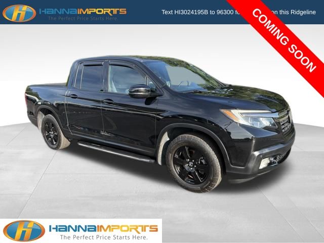 Crystal Black Pearl 2017 Honda Ridgeline Pickup Truck All-Wheel Drive 6-Speed Automatic