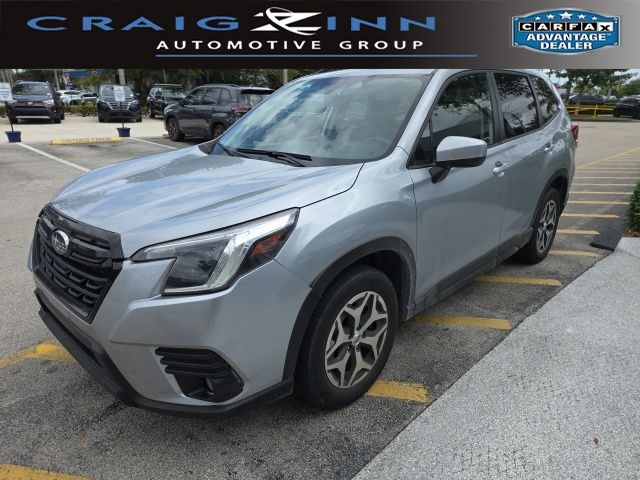 Ice Silver Metallic 2024 Subaru Forester Premium Crossover AWD SUV / Crossover All-Wheel Drive Continuously Variable Transmission