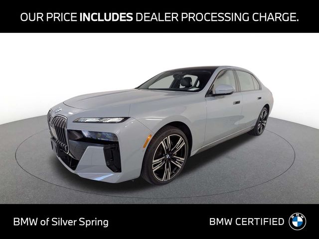 Gray Metallic 2025 BMW 7 Series Sedan All-Wheel Drive 8-Speed Automatic