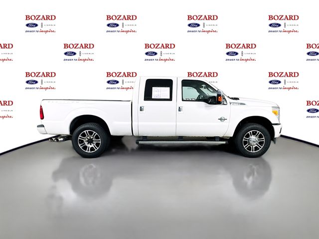 2015 White Platinum Metallic Tri-Coat Ford Super Duty F-250 SRW Platinum 4X4 Truck