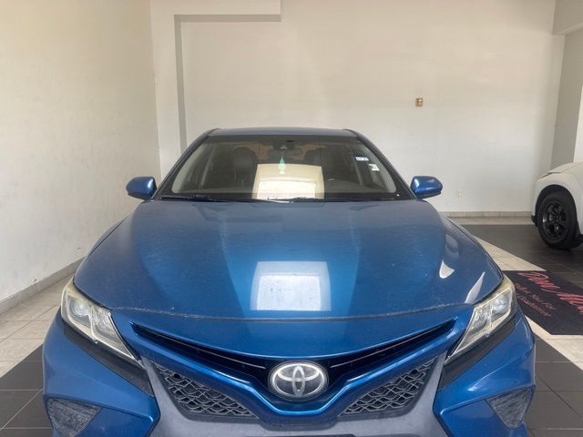 2018 Toyota Camry SE Blue at Cook Ford