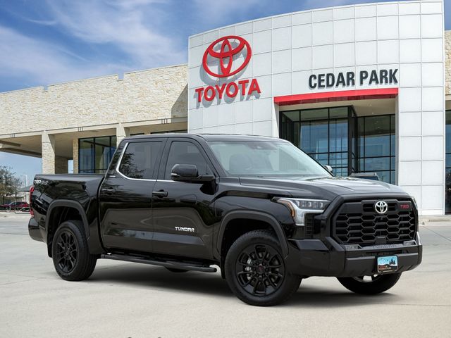 Midnight Black 2023 Toyota Tundra Limited CrewMax Cab 4WD Pickup Truck Four-Wheel Drive Automatic