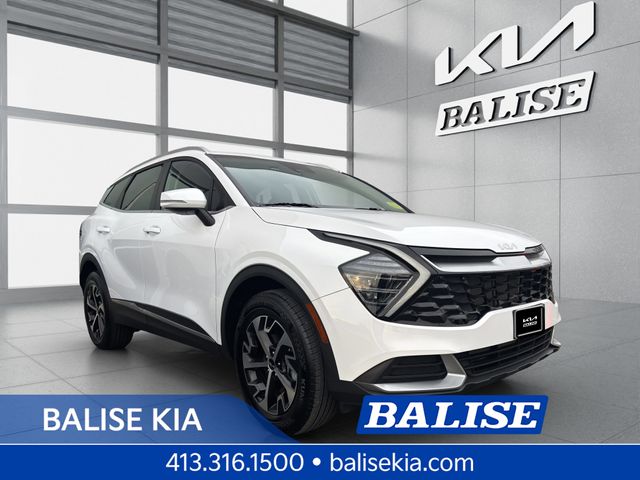 Glacial White Pearl 2025 Kia Sportage EX AWD SUV / Crossover All-Wheel Drive 8-Speed Automatic