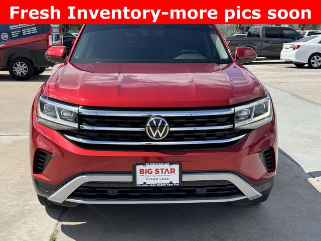 2022 Volkswagen Atlas 3.6L V6 SE w/Technology Blue at DeMontrond Ford