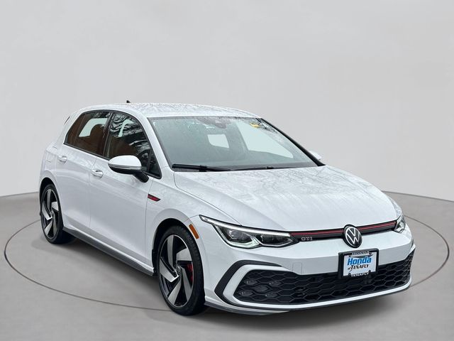 White 2024 Volkswagen Golf GTI S FWD Hatchback Front-Wheel Drive 7-Speed Dual Clutch