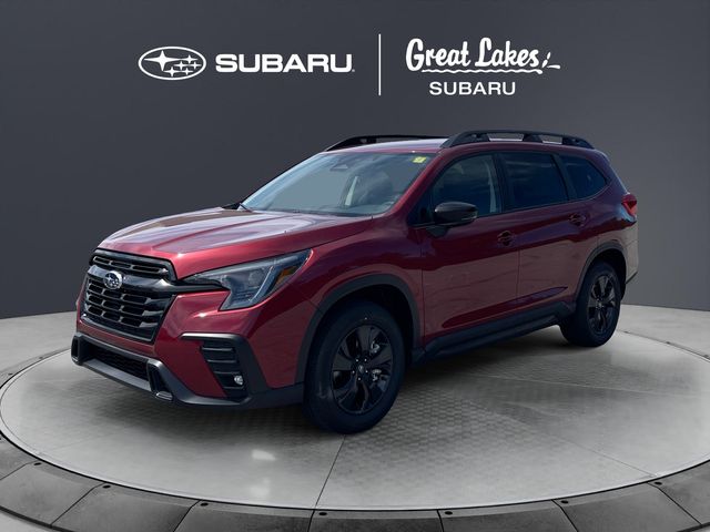 Crimson Red 2026 Subaru Ascent Premium 8-Passenger AWD SUV / Crossover All-Wheel Drive Continuously Variable Transmission