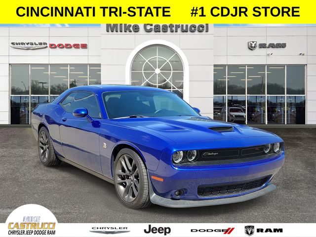 Indigo Blue 2021 Dodge Challenger Coupe Rear-Wheel Drive 6-Speed Manual