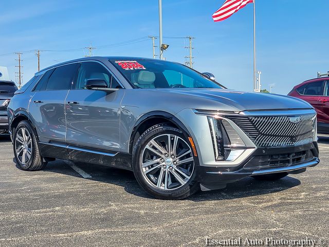 Argent Silver Metallic 2024 Cadillac LYRIQ SUV / Crossover Rear-Wheel Drive 1-Speed Automatic