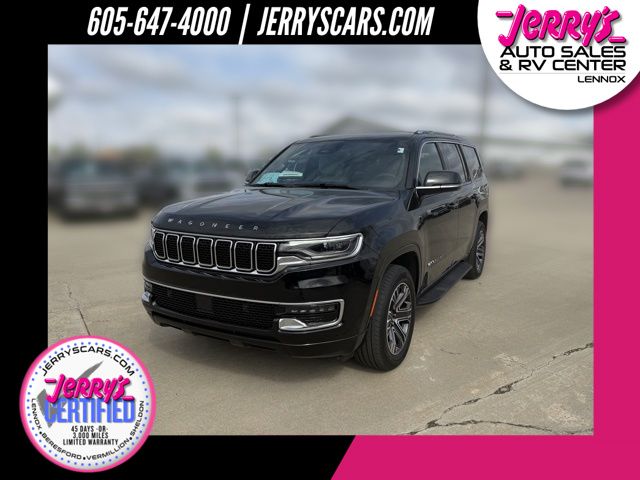 Diamond Black Crystal Pearlcoat 2025 Jeep Wagoneer 4WD SUV / Crossover Four-Wheel Drive 8-Speed Automatic